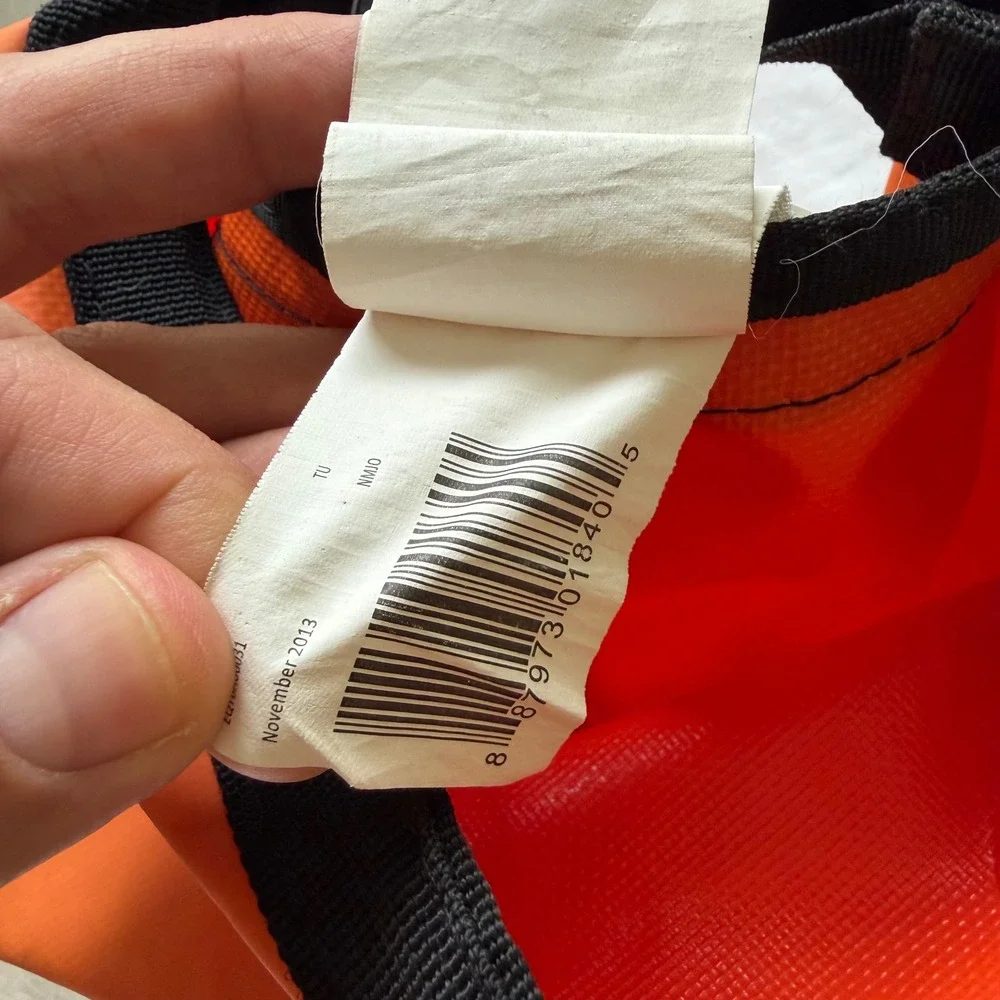 2013 Quiksilver Waterproof Dry Bag Backpack Orange Roll Top Surf Beach Gear Bag